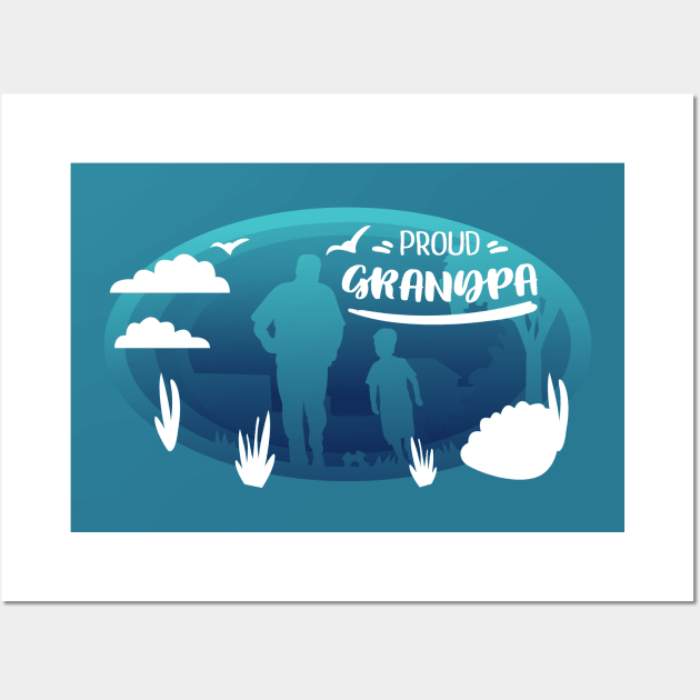 Proud Grandparents Wall Art by LR_Collections